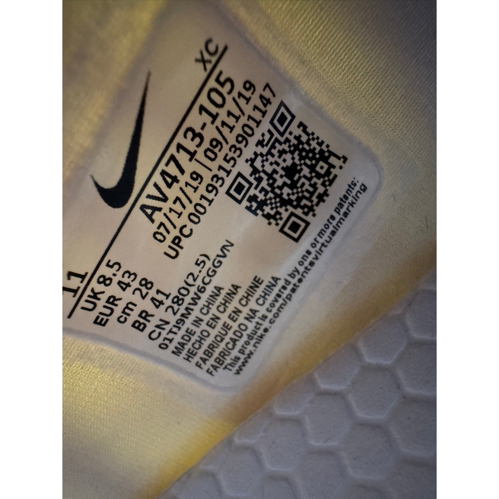 Women's Nike Tennis Shoes Size 11 White/Pink - Picture 2 of 7